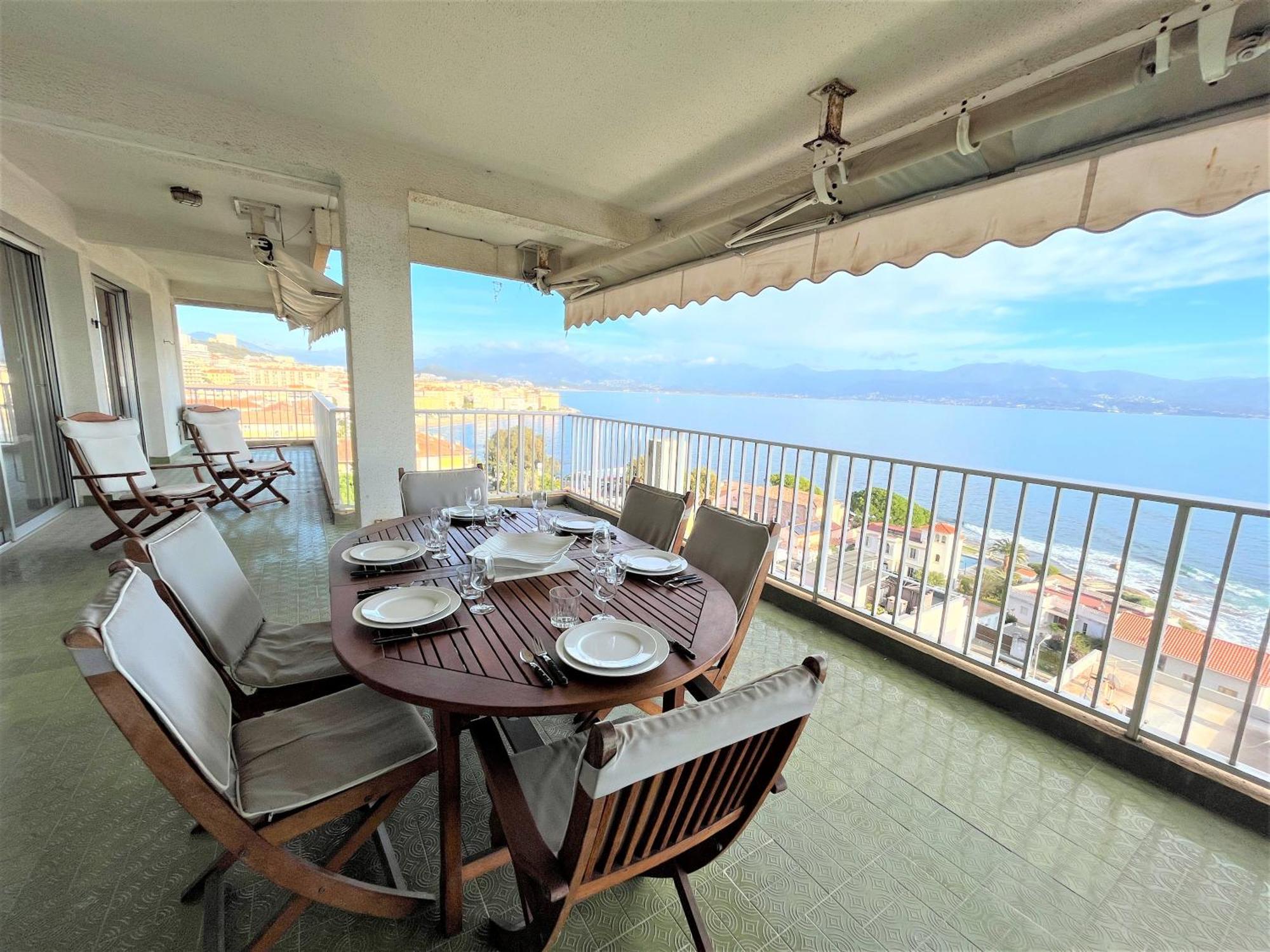 Appartement Vue Mer Carmino Ajaccio Ajaccio  Extérieur photo