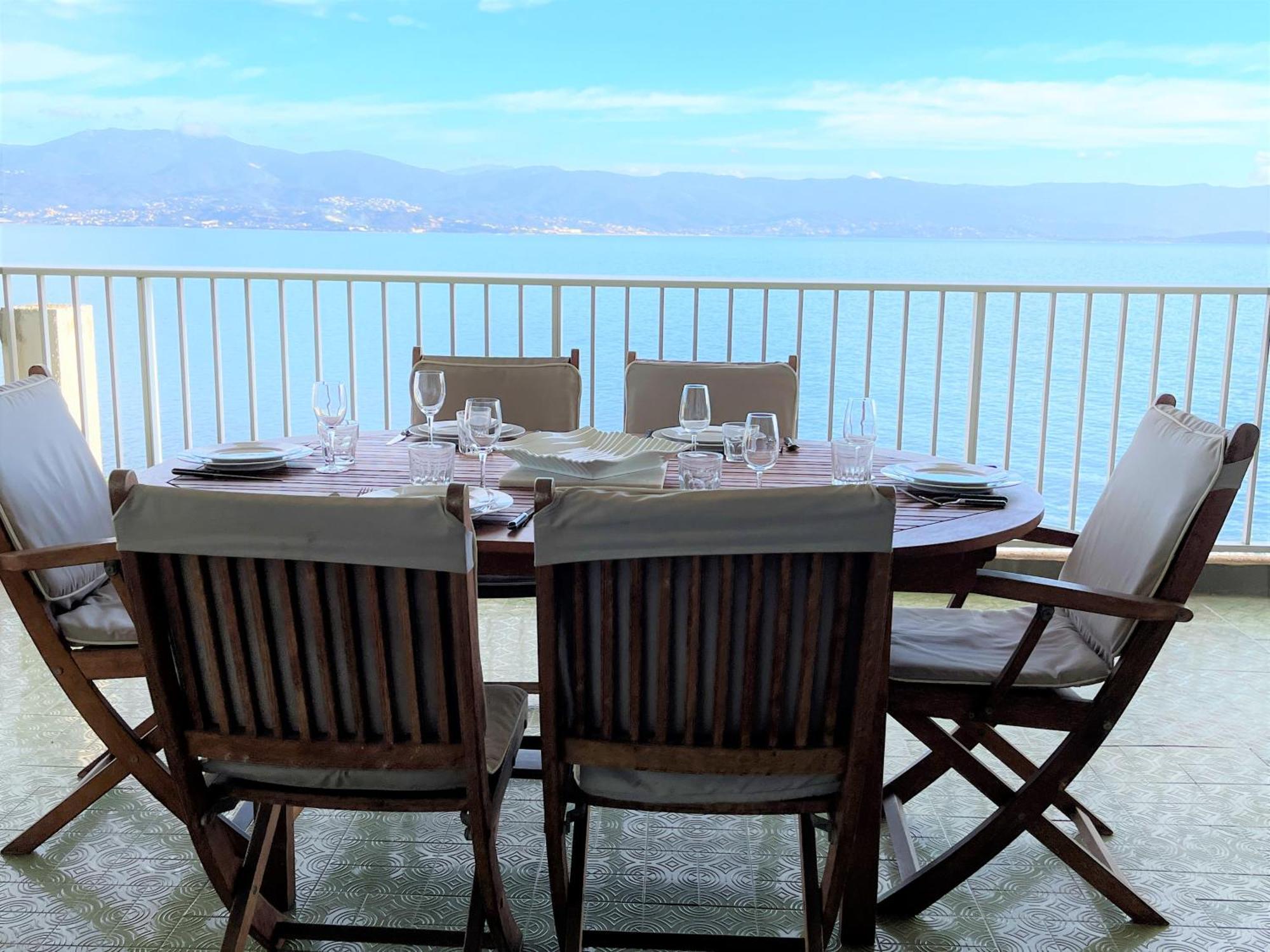 Appartement Vue Mer Carmino Ajaccio Ajaccio  Extérieur photo
