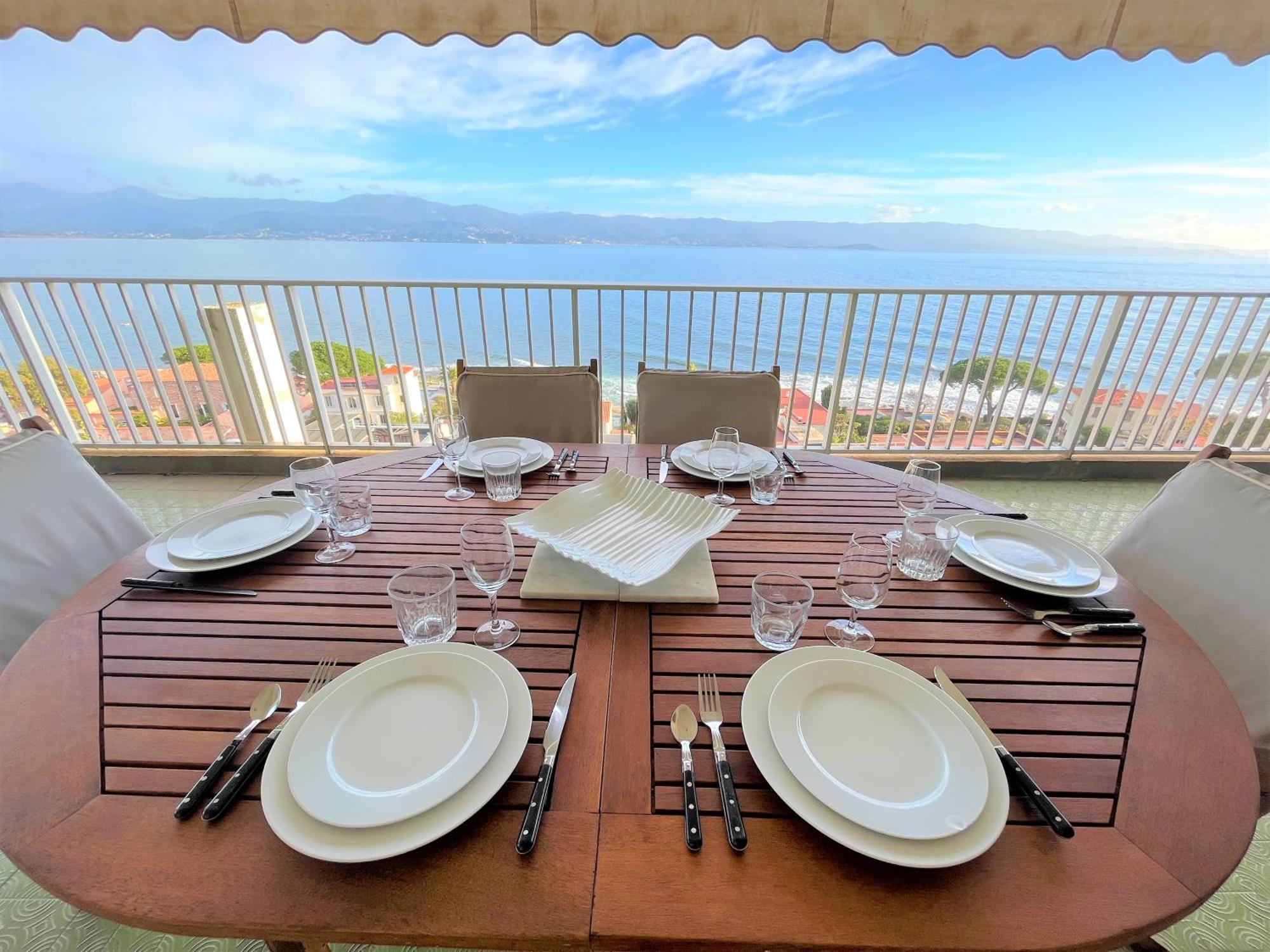Appartement Vue Mer Carmino Ajaccio Ajaccio  Extérieur photo
